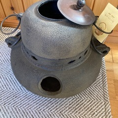 茶釜　茶道　風炉と風炉釜のセットの画像