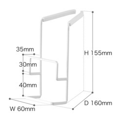 tower タワー　蛇口にかけるスポンジホルダー ダブルの画像