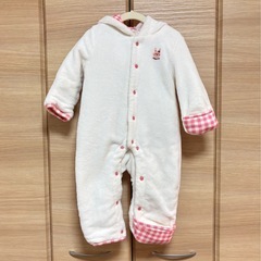 防寒 カバーオール　 80の画像