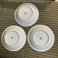 カレー皿 花柄 21cm 3枚の画像