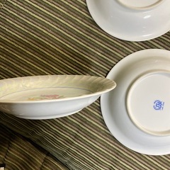 カレー皿 花柄 21cm 3枚の画像