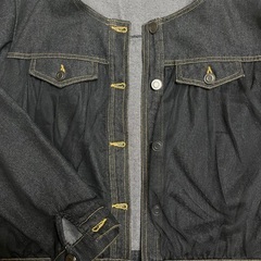 ノーカラー　ジャケット　の画像