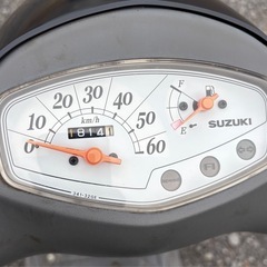 1147.SUZUKI レッツ4 4スト　原付　バイク　50cc 車体　埼玉の画像