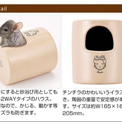 小動物用 デグーの砂浴びできるハウスの画像