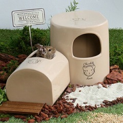 小動物用 デグーの砂浴びできるハウスの画像