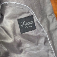 グレー　テーラードジャケット　ウールの画像