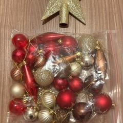 クリスマスツリー+オーナメントの画像