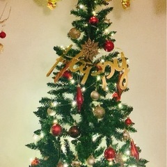 クリスマスツリー+オーナメントの画像