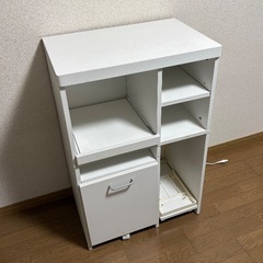 棚 引き出し付 スライド式 台車付