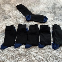 メンズ靴下 6足セット ビジネス ソックス 抗菌 防臭の画像