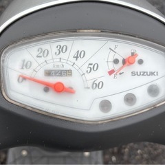 1154.スズキ　レッツ4 原付　4スト　バイク　50cc 車体　埼玉の画像