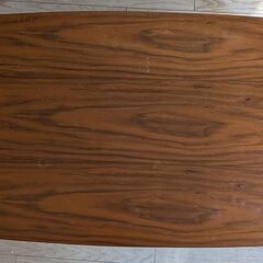 無料　折り畳み木製ローテーブルの画像