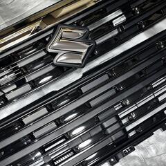 SUZUKI スズキ MK53S スペーシア カスタム 前期 純正 フロントグリル ラジエーターグリル 上下 72111-79R5 / 71741-79R5 スモークメッキ カメラ穴有りの画像