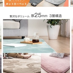 【今シーズンにぜひ】暖かいラグの画像