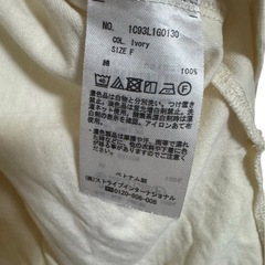 earth アイボリー Tシャツ 半袖の画像