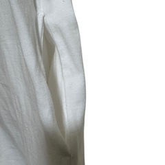 UNIQLO ホワイト コットン 半袖ワンピース キッズ 150の画像