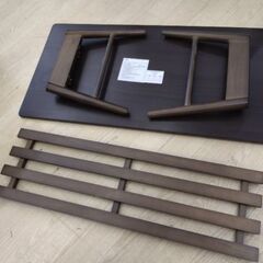 ニトリ　高級　折りたたみテーブル　ラポール　センター　テーブル　ソファー　テーブル　ベッド　テーブルの画像