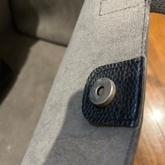 BEAMS HEART スマイル刺繍 ブラックトートバッグの画像