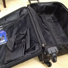 ワンコイン　布製　キャリケース　スーツケース　買い物カゴ　カバン　カートの画像