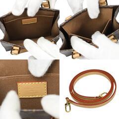 ルイヴィトン M81295 ショルダーバッグ ブラウン  LOUIS VUITTON プティット・サックプラ モノグラムの画像
