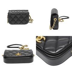 シャネル AS2011 ショルダーバッグ ブラック  CHANEL マトラッセ ラムスキンの画像