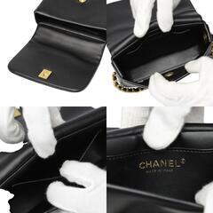 シャネル AS2011 ショルダーバッグ ブラック  CHANEL マトラッセ ラムスキンの画像
