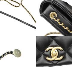 シャネル AS2011 ショルダーバッグ ブラック  CHANEL マトラッセ ラムスキンの画像