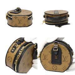 ルイヴィトン M68276 ショルダーバッグ ブラウン  LOUIS VUITTON ミニボワットシャポー モノグラムリバースの画像
