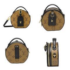 ルイヴィトン M68276 ショルダーバッグ ブラウン  LOUIS VUITTON ミニボワットシャポー モノグラムリバースの画像