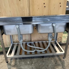 2槽シンク 1200x600x800(+90)の画像