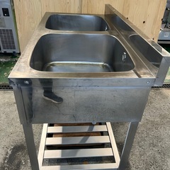 2槽シンク 1200x600x800(+90)の画像