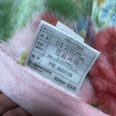 ハーフケット　毛布　花柄　ベビー　膝掛けの画像