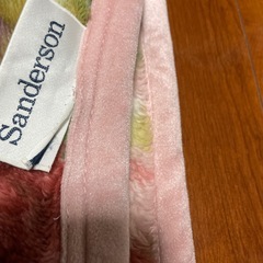 ハーフケット　毛布　花柄　ベビー　膝掛けの画像