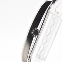 SEIKO DOLCE セイコー ドルチェ クォーツ スクエア レクタングル 腕時計 メンズ レディース 3針 ホワイト シルバー 4J41-0AC0の画像