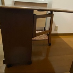 テーブルキッチンカウンター 折り畳みの画像