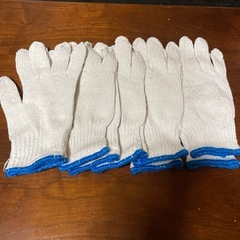 軍手（5組）の画像