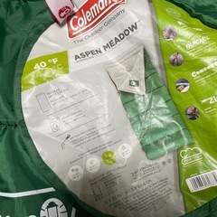 美品　コールマン  キャンプ　寝袋　の画像