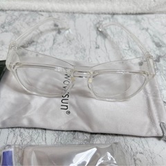 花粉ゴーグルメガネ　ブルーライトカットの画像