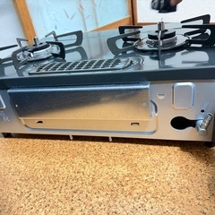 ガステーブル LP (プロパン) ガス用 KG35NBKR リンナイ　未使用品の画像