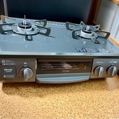 ガステーブル LP (プロパン) ガス用 KG35NBKR リンナイ　未使用品の画像