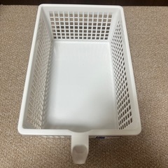 ハンドル付き　きれいなカゴ　日本製の画像