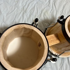 本日限定取り引き❗️楽器！木製ボンゴ🪘の画像