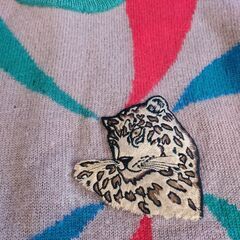 ◯レディースセーターニット豹柄LLの画像