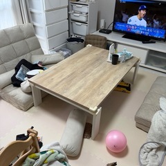 ニトリ　こたつテーブルの画像