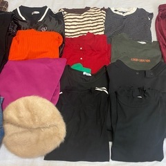 レディース秋冬服大量まとめ売り　ニットスカートワンピースなどの画像