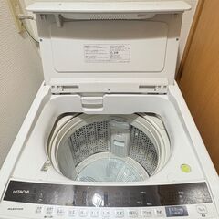 HITACHI 日立全自動洗濯機 ビートウォッシュ BW-V80E 説明書付の画像