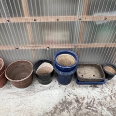 陶器製　植木鉢の画像