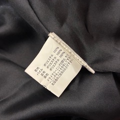 ブラックファーコート Mサイズの画像