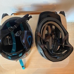 自転車用ヘルメット2個の画像