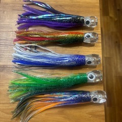 【オーダー可】トローリング用　仕掛け（タコベイト）自作の画像